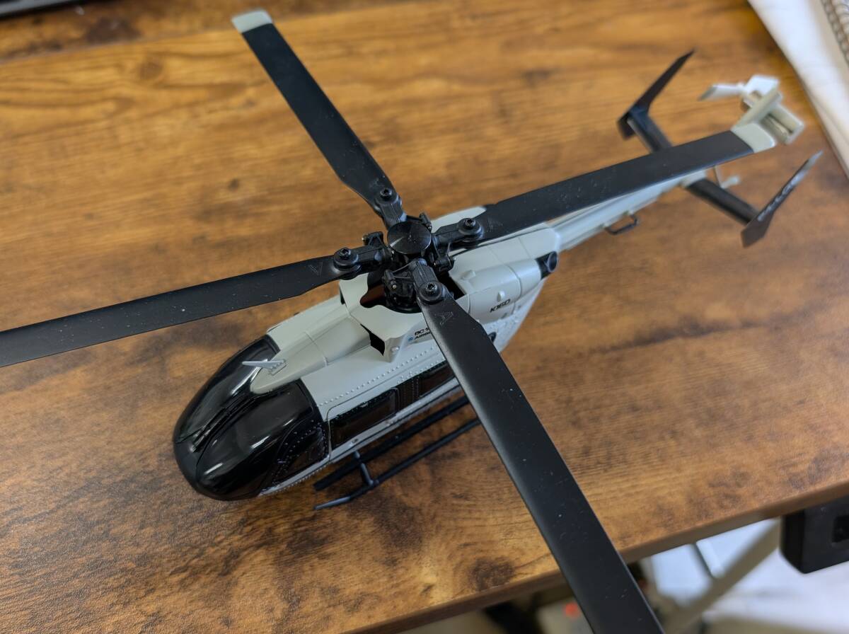 XK K160 RCヘリコプター XK110S基板に交換済み_画像2