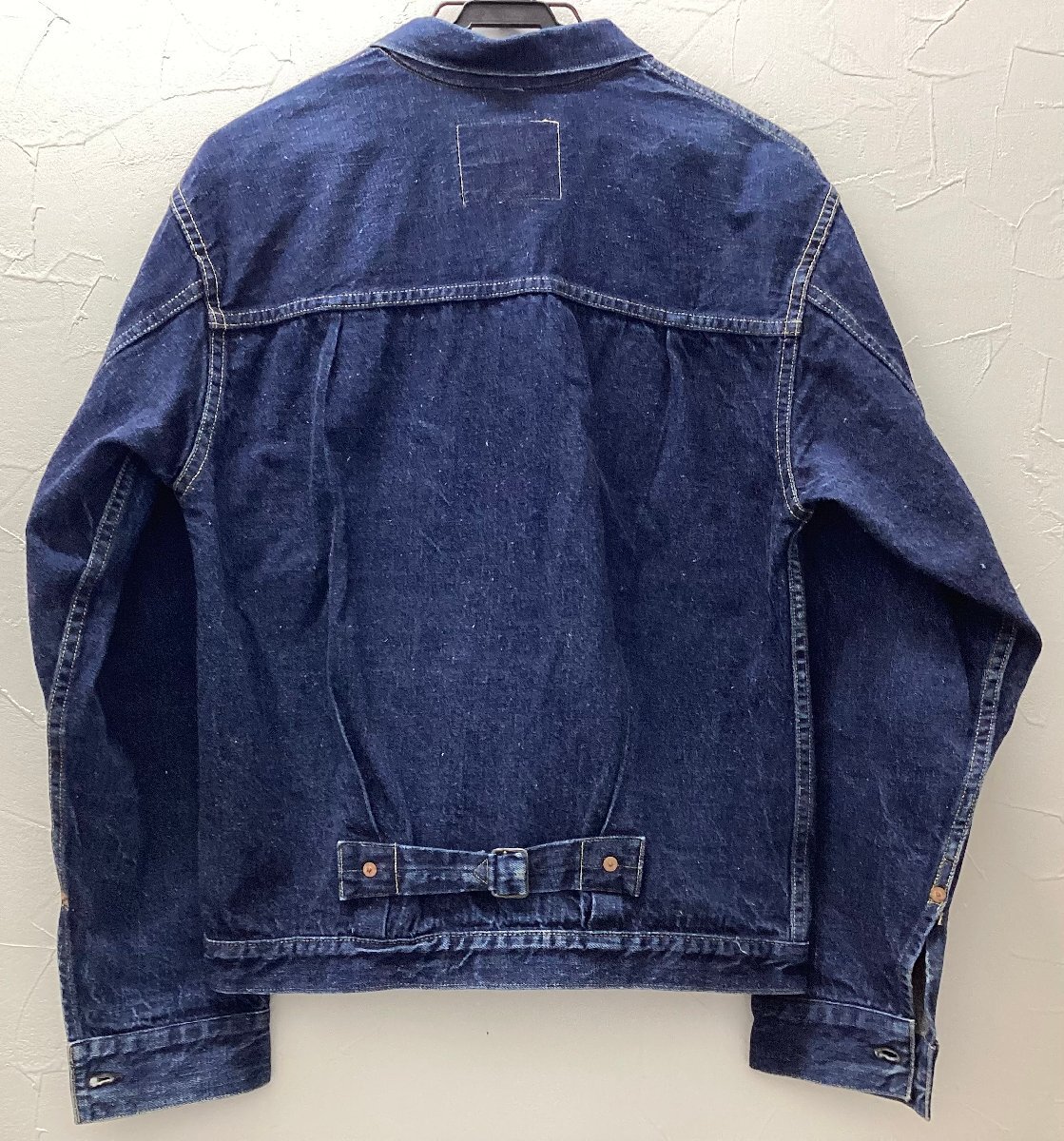 WAREHOUSE＆CO. lot 2001 ウエアハウス デニムジャケット Gジャン サイズ38 身幅：50cm 着丈：60cm ブルー系_画像2