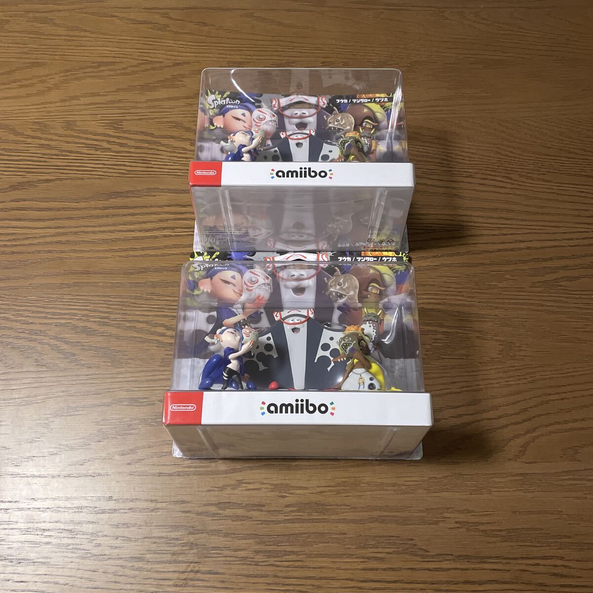 未開封品 amiibo すりみ連合セット ［フウカ/ウツホ/マンタロー] スプラトゥーンシリーズ 2個セット_画像1
