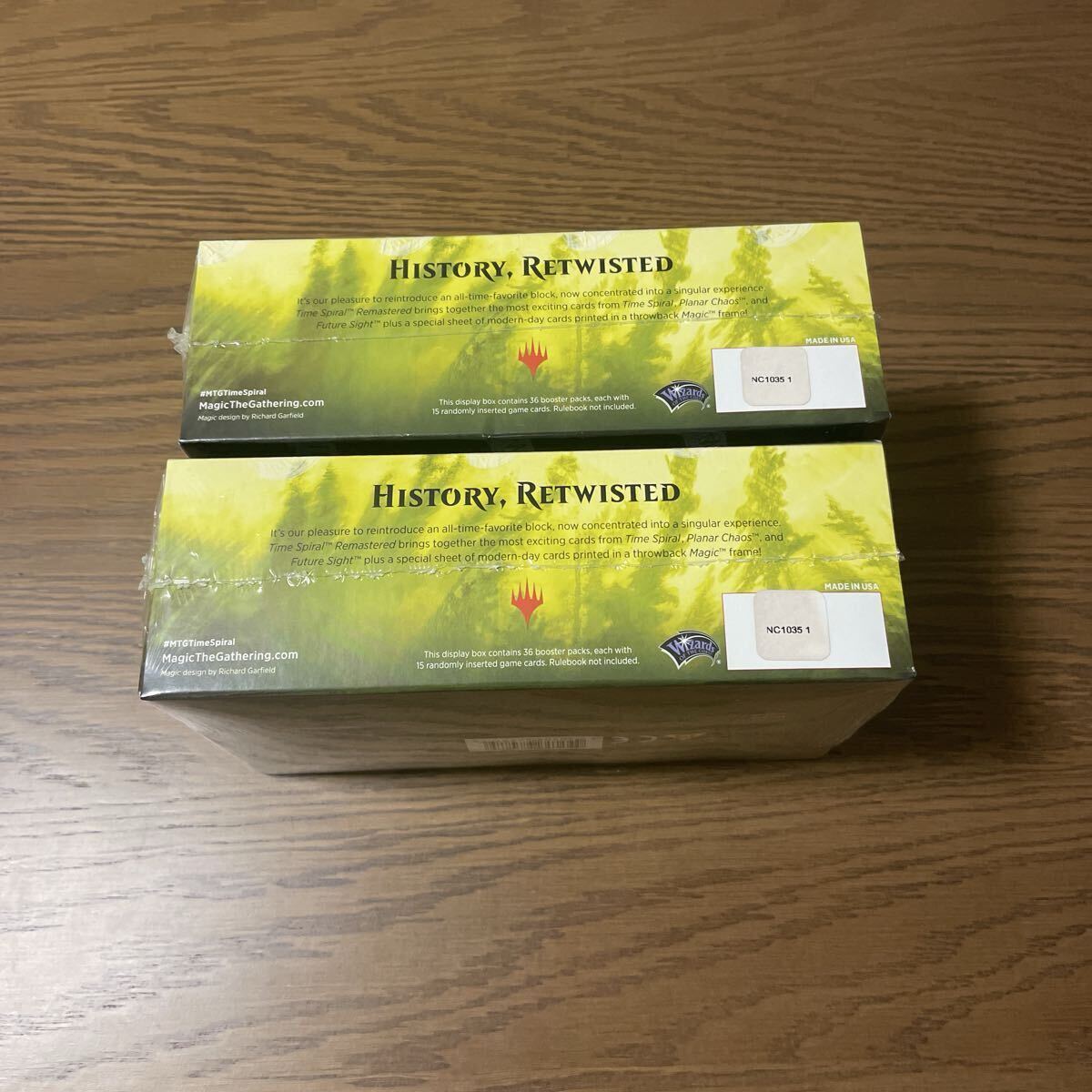 未開封品 MTG マジック:ザギャザリング 時のらせんリマスター ドラフトブースター BOX（TSR）英語版 2BOXセット_画像4