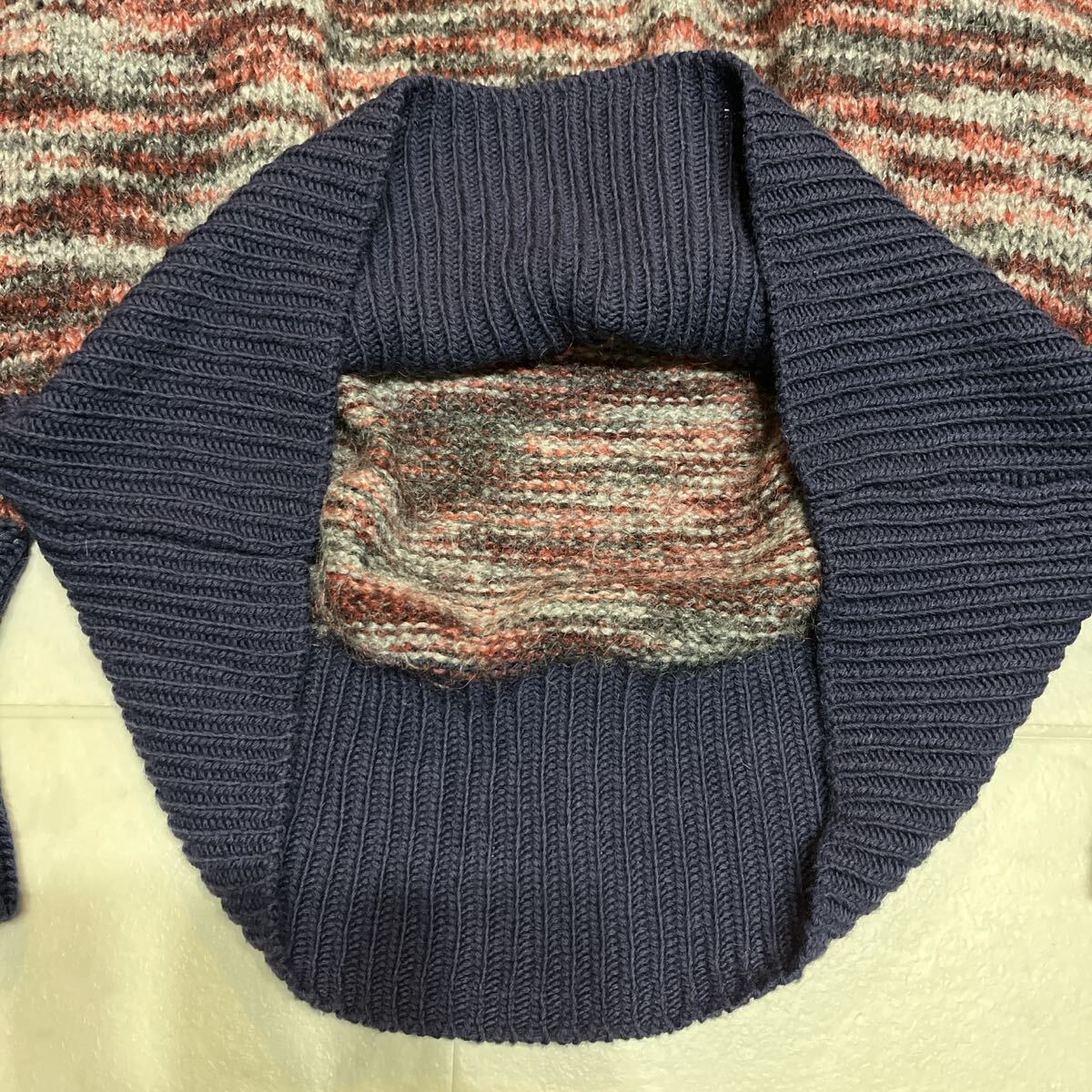 美品　TSUMORI CHISATO ウールモヘヤビックシルエットニット　2_画像4