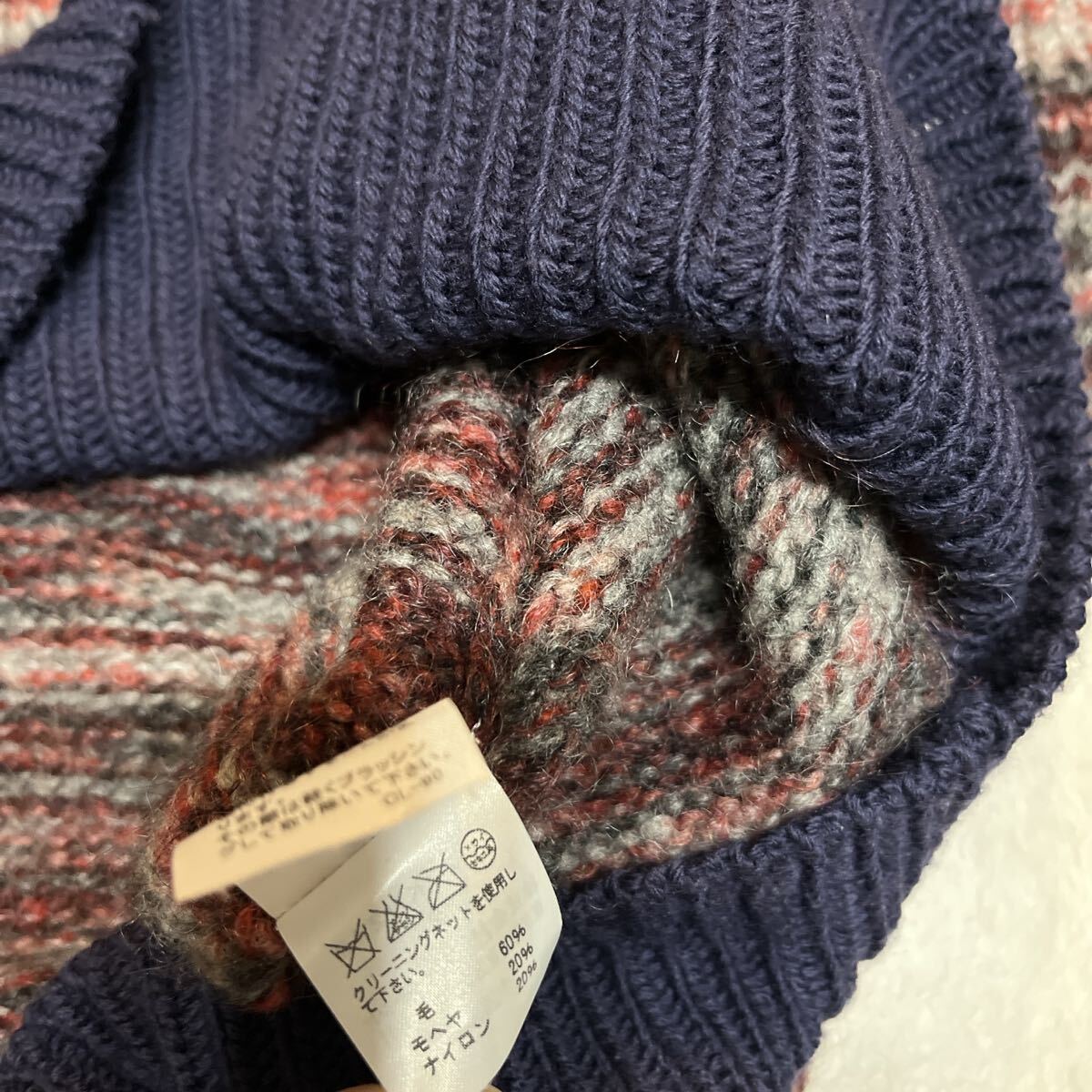 美品　TSUMORI CHISATO ウールモヘヤビックシルエットニット　2_画像6