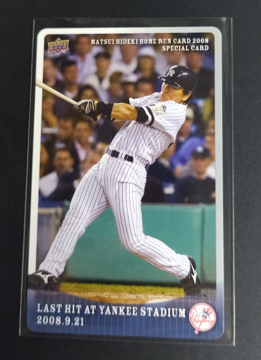  сосна . превосходящий . Home Ran карта SPECIAL карта.2008.9.21(yan Keith )yan ключ Stadium .. последний. дешево удар!!HIDEKI MATSUI