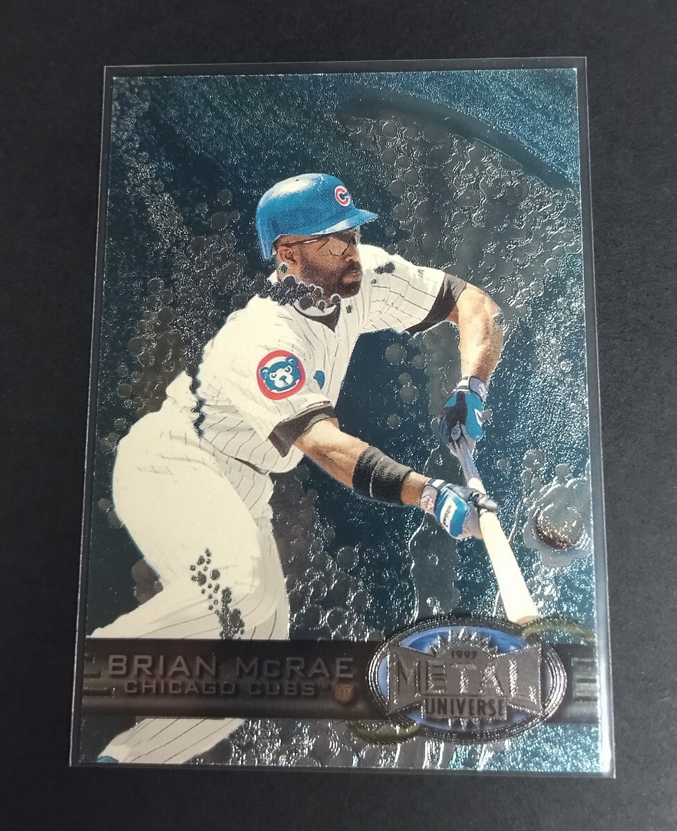 MLB 1997年fleer METAL ブライアン・マクレー(カブス)No.12。Cubs BRIAN McRAE_画像1