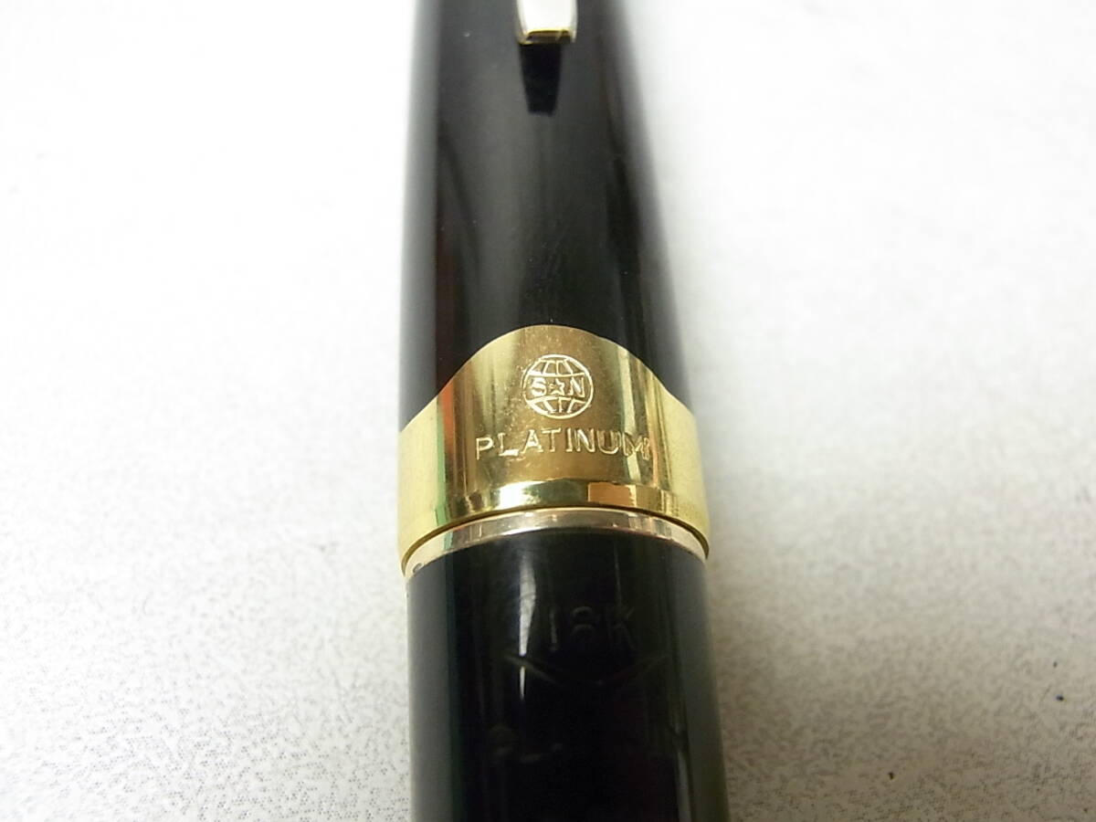 PLATINUM/プラチナ　万年筆　P-300　ペン先：18K　USED_画像4