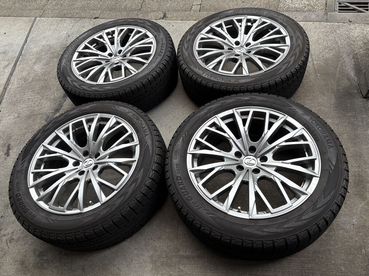 美品/レクサス用/RXなどに/ヨコハマ/アイスガード/235/55/20インチ/4本_画像1