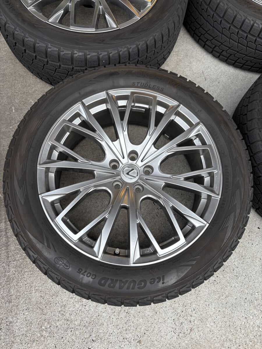 美品/レクサス用/RXなどに/ヨコハマ/アイスガード/235/55/20インチ/4本_画像5