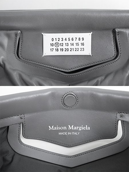 ☆美品 Maison Margiela 11 ◆ GLAM SLAM クロスボディ ショルダーバッグ グレー (NFC認証済) グラムスラム メゾンマルジェラ ◆ZZ2_画像8