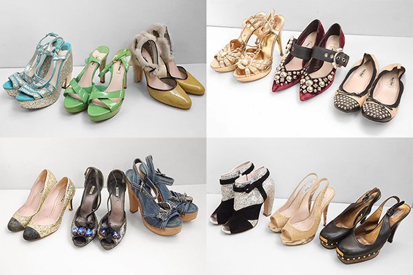 miu miu ◆ サンダル パンプス 12点セット!! まとめて シューズ ヒール ミュウミュウ ◆104_画像2