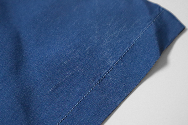 SKULL JEANS ◆ 半袖アロハシャツ ブルー 36サイズ 龍 レーヨン オープンカラー スカルジーンズ ◆QV11_画像7