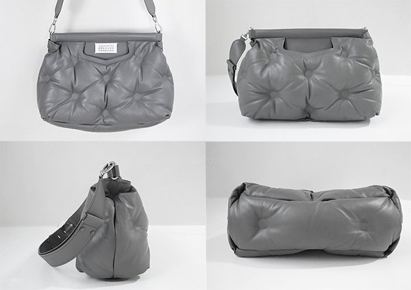 ☆美品 Maison Margiela 11 ◆ GLAM SLAM クロスボディ ショルダーバッグ グレー (NFC認証済) グラムスラム メゾンマルジェラ ◆ZZ2_画像3