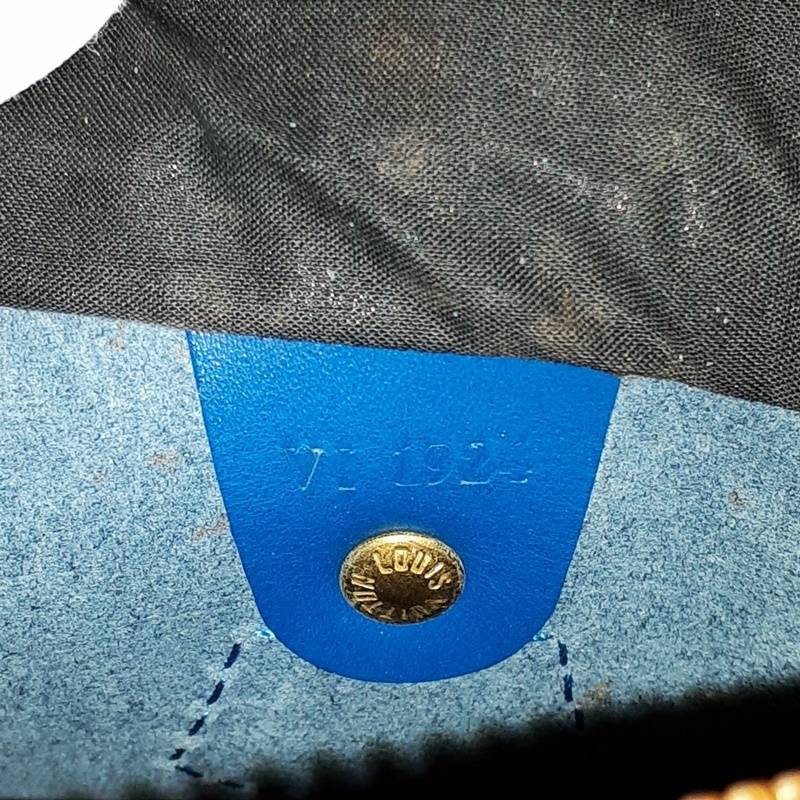 (完全現状品) LOUIS VUITTON エピ スピーディ25 M43015 ハンドバッグ ミニボストン トレドブルー パドロック(南京錠)付き ルイヴィトン_画像8