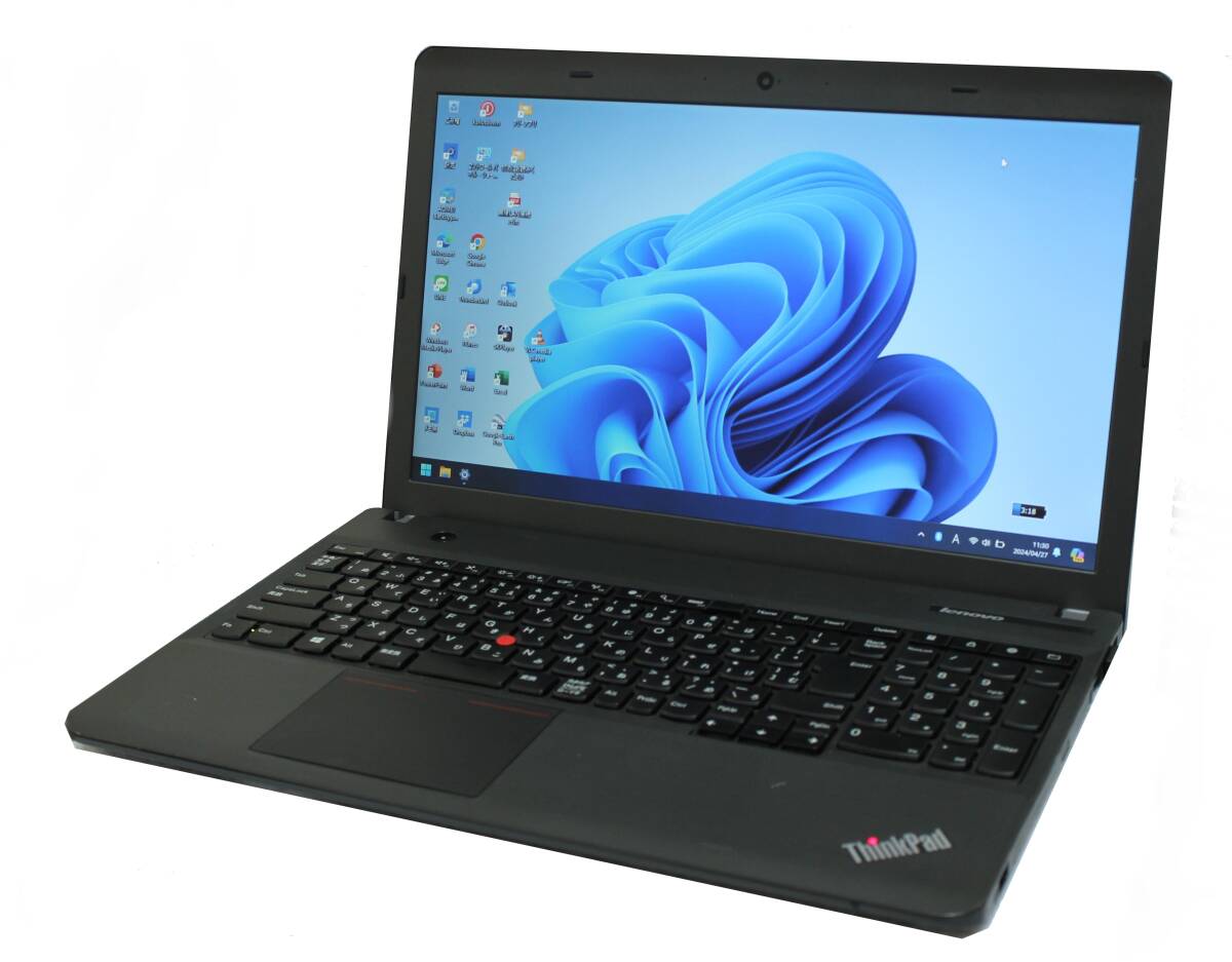 ハイスペック ★Lenovo E540 SSD256GB 4th.core i5 メモリ－8GB Win11(新25H2) 15.6' office2021 カメラ★動作良好　　 管8362_画像2