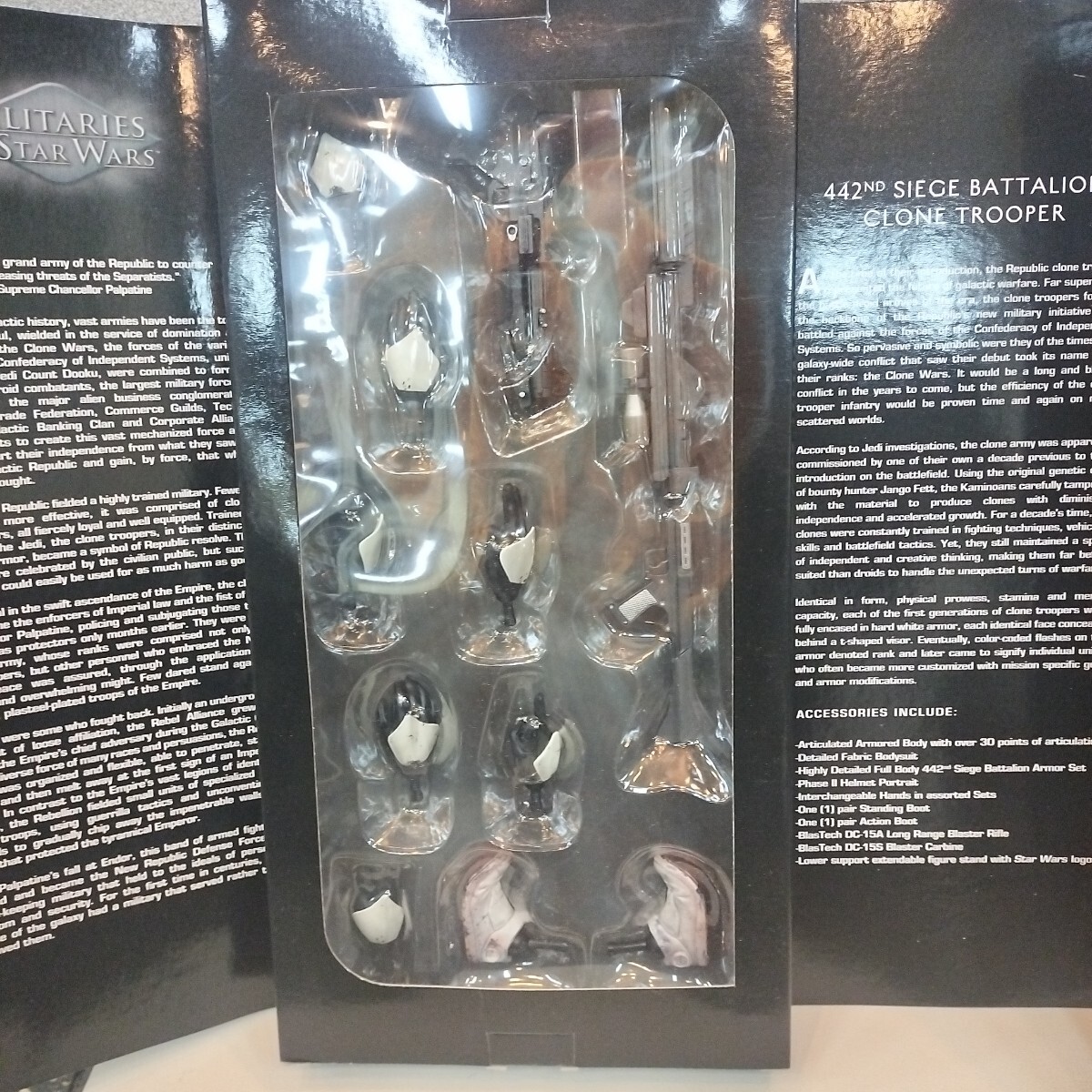 SIDESHOW STAR WARS 442ND SIEGE BATTALION CLONE TROOPER 1/6 スターウォーズ クローン トルーパー ストームトルーパー サイドショウ _画像5