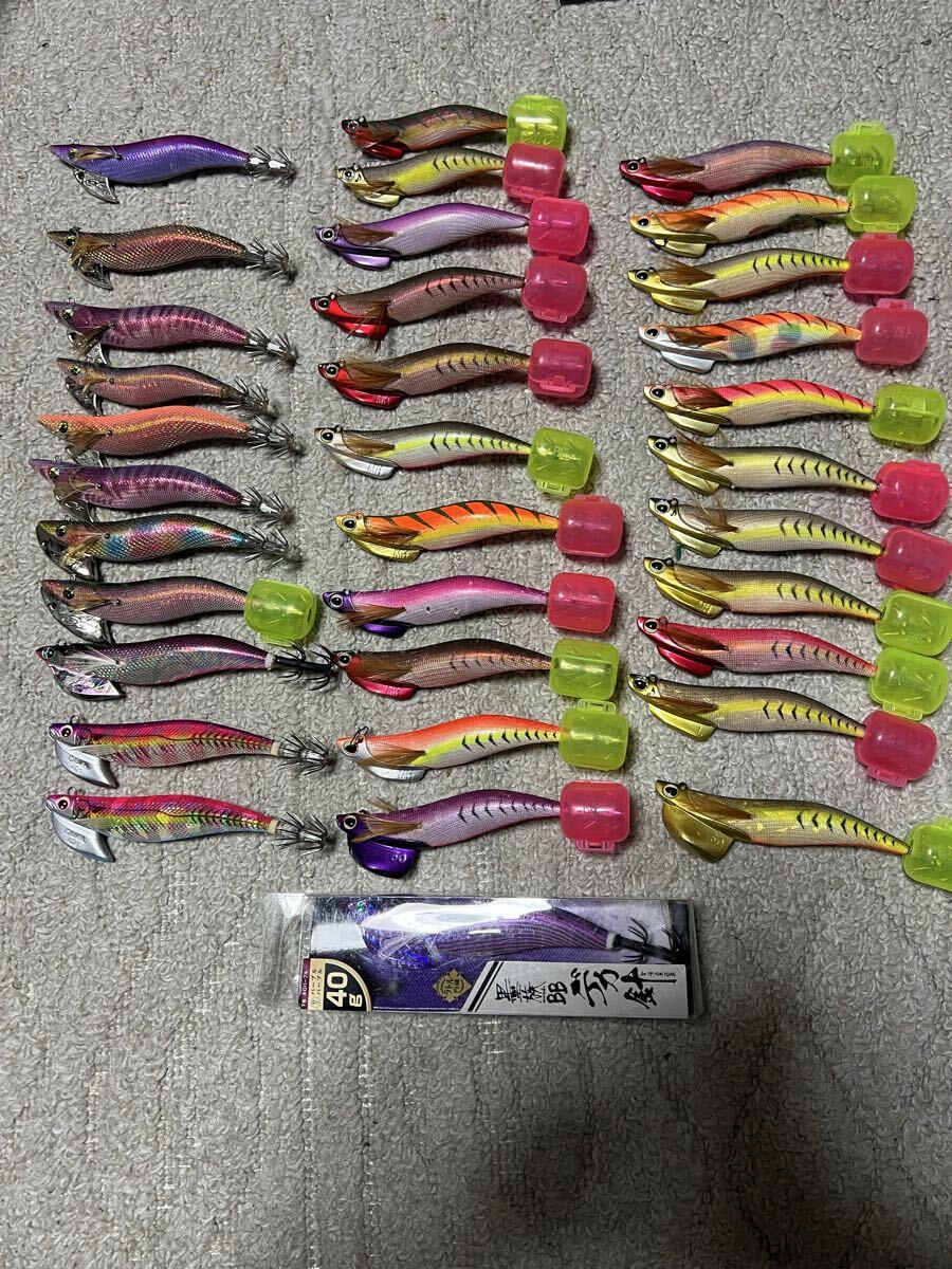 ティップラン エギセット　バレーヒルスクイットシーカー、ダイワ各種ほぼ使用していない美品_画像1