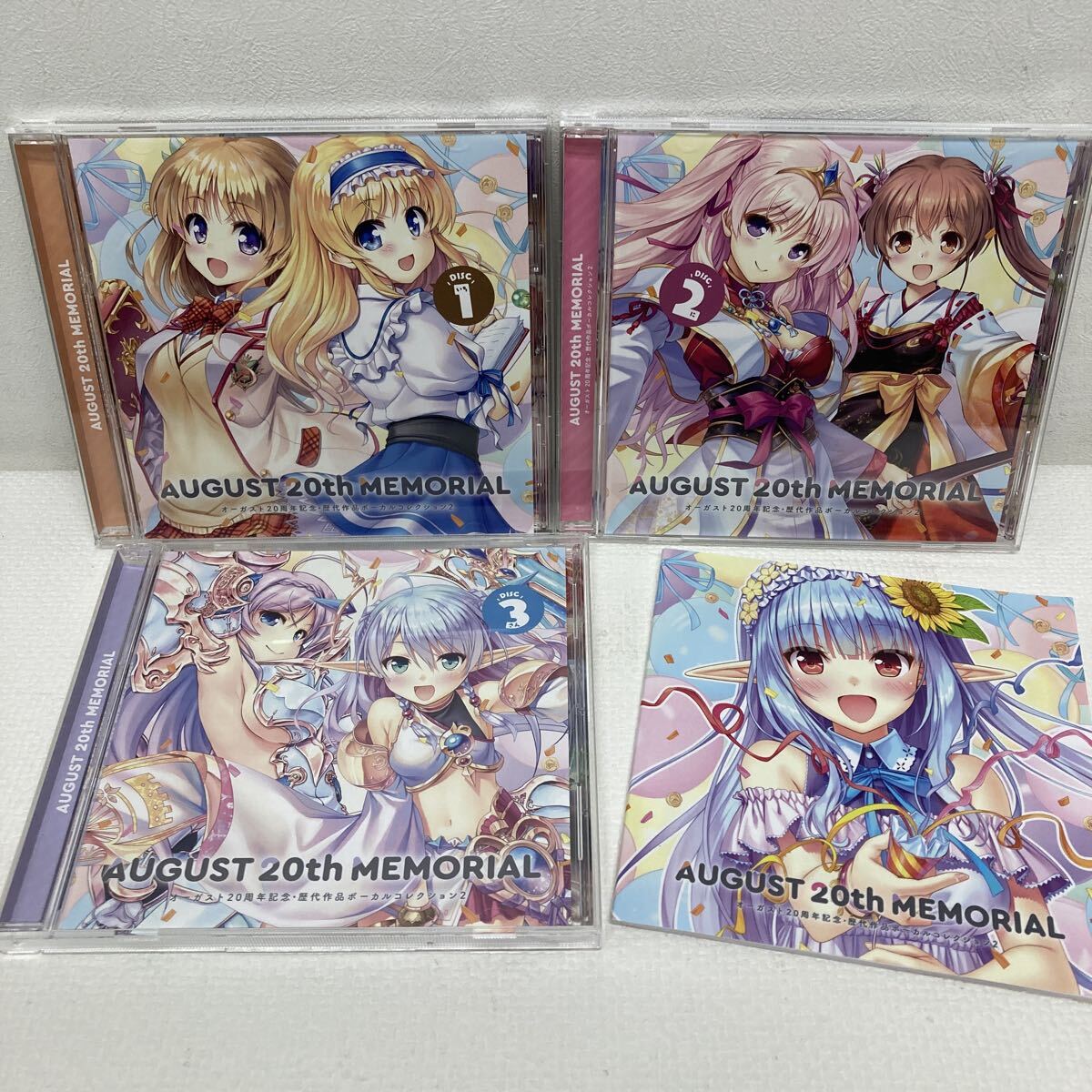 I1113C3 AUGUST 10th 20th MEMORIAL август история плата произведение Vocal коллекция CD 2 шт комплект музыка аниме