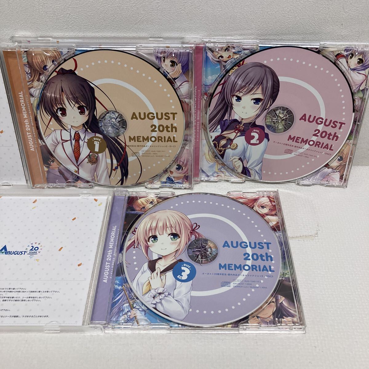 I1113C3 AUGUST 10th 20th MEMORIAL август история плата произведение Vocal коллекция CD 2 шт комплект музыка аниме 