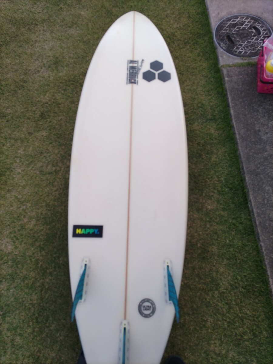☆格安☆チャネルアイランズ サーフボード アルメリック 　ハッピー　5.10 　26.0L　フューチャー　 フィン付き　_画像2