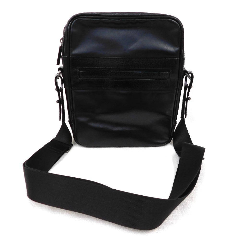 Hn474841 ショルダーバッグ ダンヒル　バッグ　レザー　ブラック　ワンショルダー　メンズ 中古_画像1