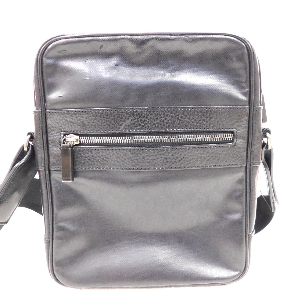 Hn474841 ショルダーバッグ ダンヒル　バッグ　レザー　ブラック　ワンショルダー　メンズ 中古_画像3
