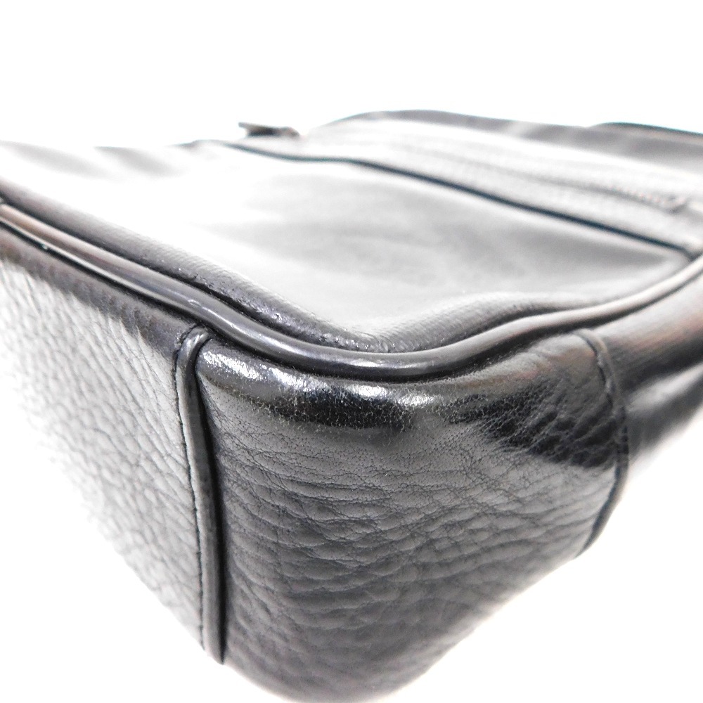 Hn474841 ショルダーバッグ ダンヒル　バッグ　レザー　ブラック　ワンショルダー　メンズ 中古_画像8