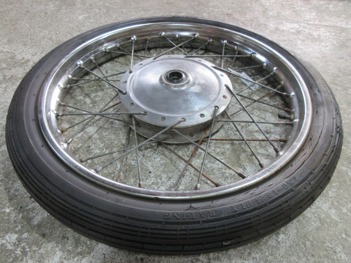 【D1745】ホンダ CB125K フロントホイール 美品!!【茨城発】走6625km/同梱多いほど送料お得!! cb125jx.cb125k-404_画像6