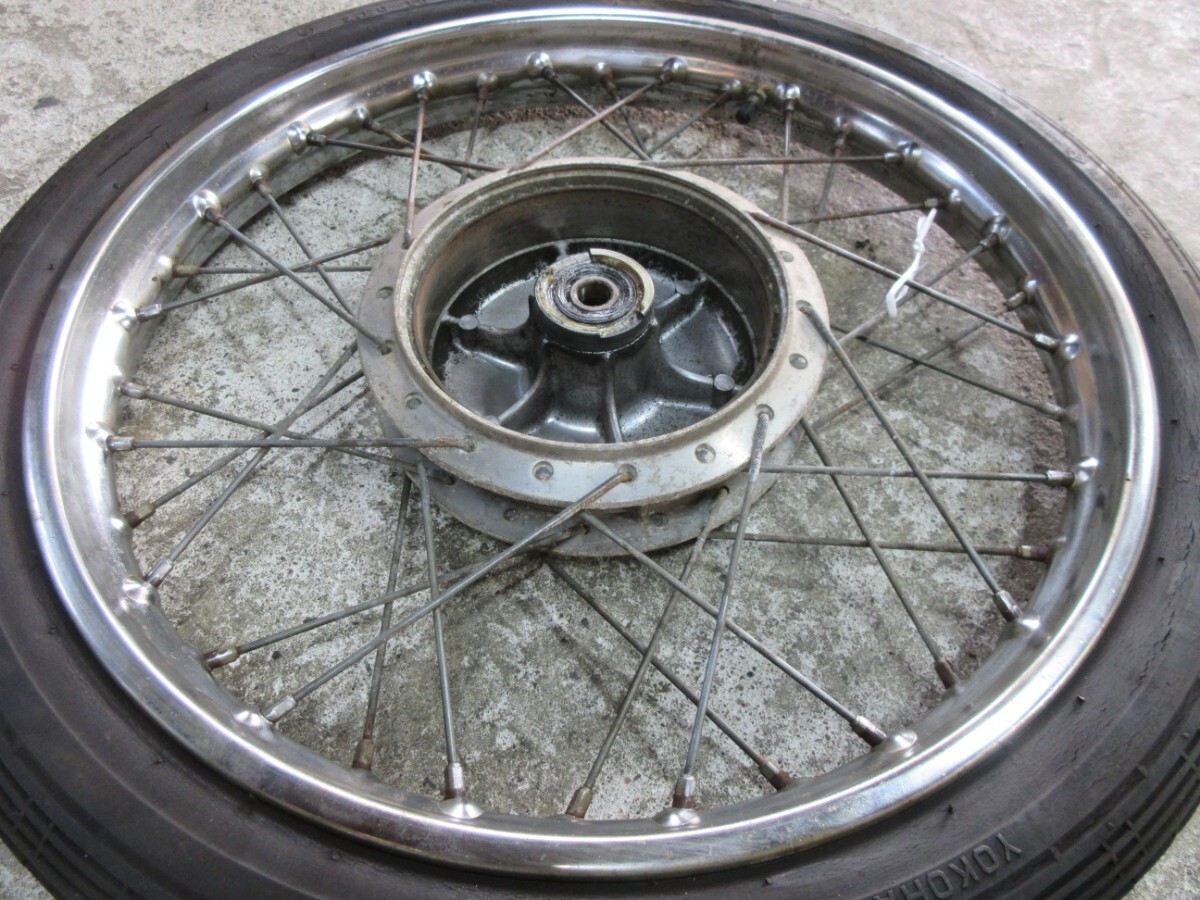 【D1745】ホンダ CB125K フロントホイール 美品!!【茨城発】走6625km/同梱多いほど送料お得!! cb125jx.cb125k-404_画像8