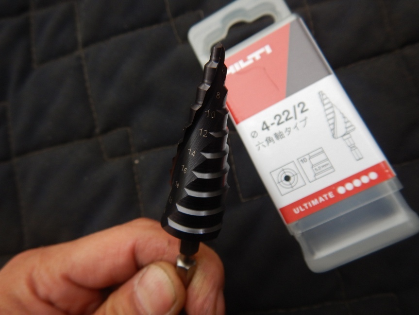即決税0円未使用品HILTI六角軸ステップドリル4-22/2 ♯2342176「レターパックプラス送料600円」_画像4