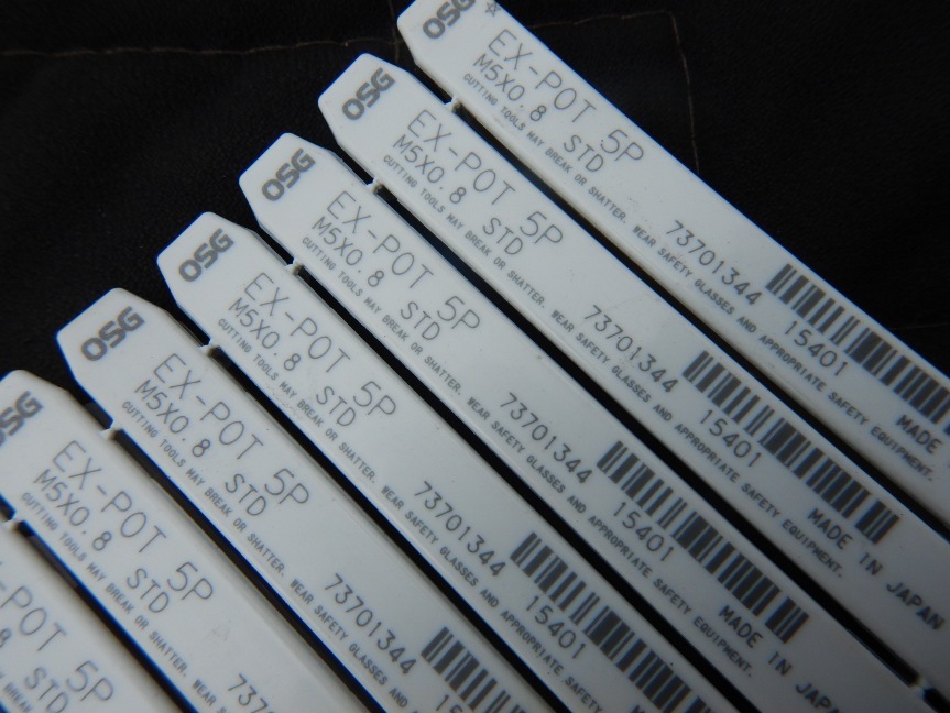 即決税0円未使用品「10本組」OSGポイントタップEX-POT 5P M5×0,8STD 一般用_画像2