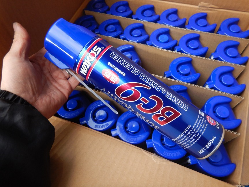 即決税0円未使用品WAKOS和光ケミカルブレーキパーツクリーナーBC-9 650ml 30本入り1箱_画像4