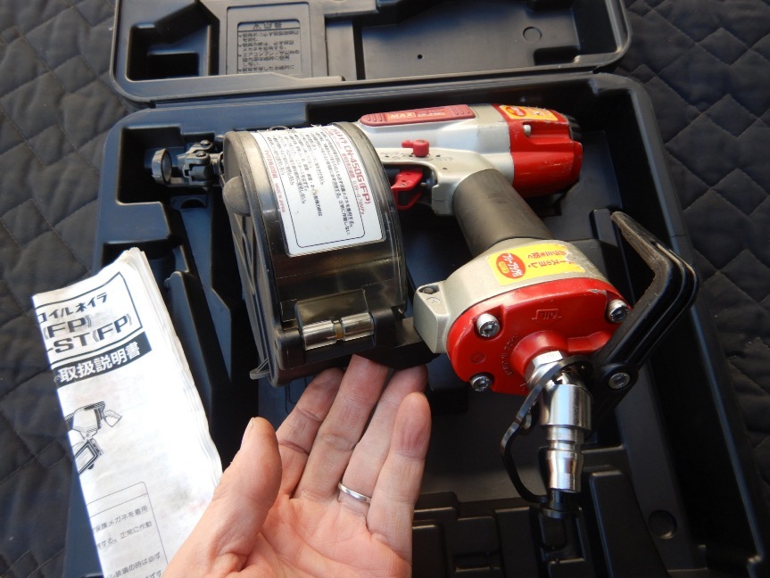 即決税0円中古程度良 MAX2×4ボード用釘打機CN-450G 一般圧 GN32 GN40 GN50対応_画像6