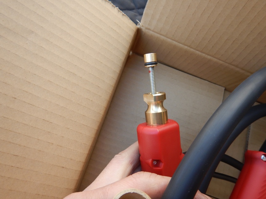 即決税0円未使用品Panasonic半自動溶接機用純正トーチYT-20CS4 200A3m空冷 2025年製造_画像9