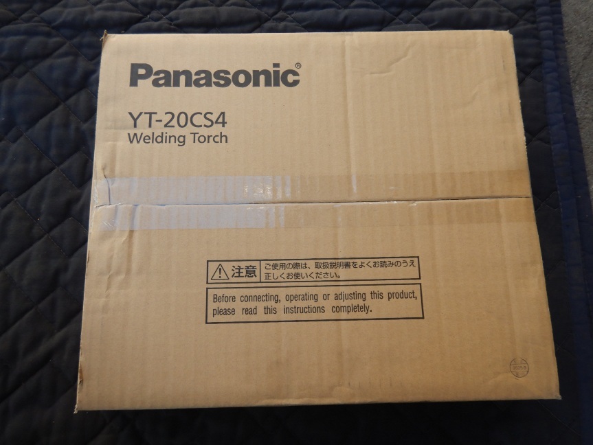 即決税0円未使用品Panasonic半自動溶接機用純正トーチYT-20CS4 200A3m空冷 2025年製造_画像1
