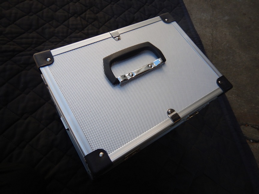 即決税0円中古程度上レーザー墨出器用アルミケース _画像7