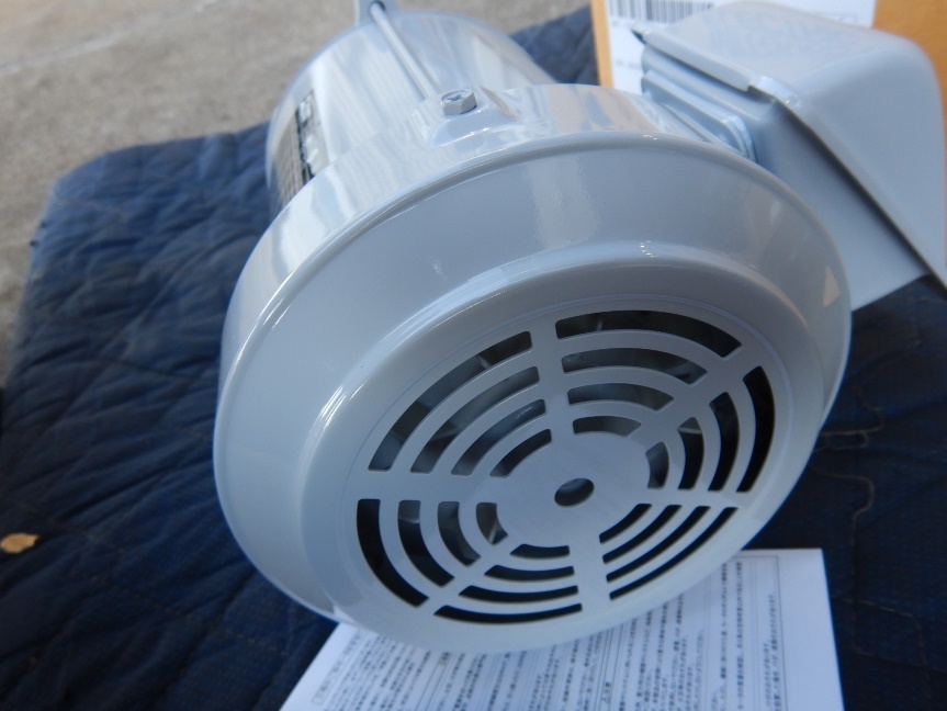 即決税0円未使用品三菱三相モートルSF-PR 0.75kw 4P 200V 三相モーター1馬力 2022年_画像7