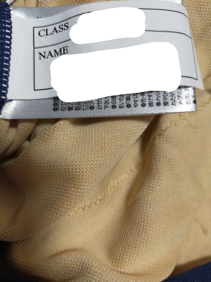 特大170サイズ　競泳水着　紺色　ネイビー　女の子用　レディース 水泳　スイミング　クリーニング済　ハイカット　即決_画像10