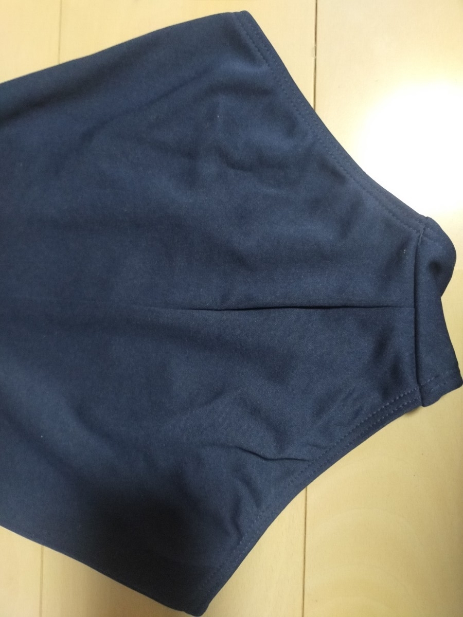 150サイズ FILA フィラ 競泳水着 紺色 ネイビー 女の子用 レディース 水泳 スイミング クリーニング済 ハイカット 1円スタート_画像8