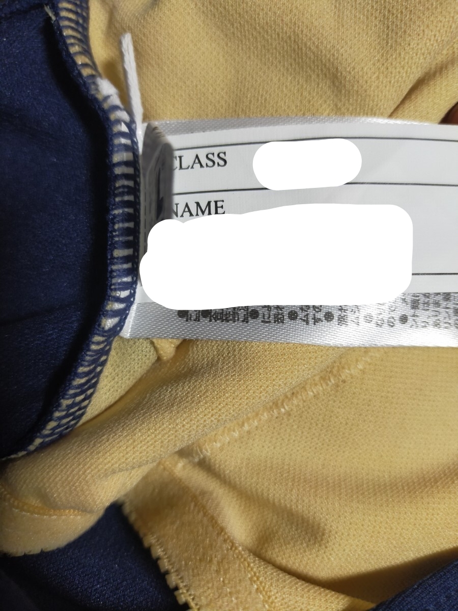 150サイズ FILA フィラ 競泳水着 紺色 ネイビー 女の子用 レディース 水泳 スイミング クリーニング済 ハイカット 1円スタート_画像10