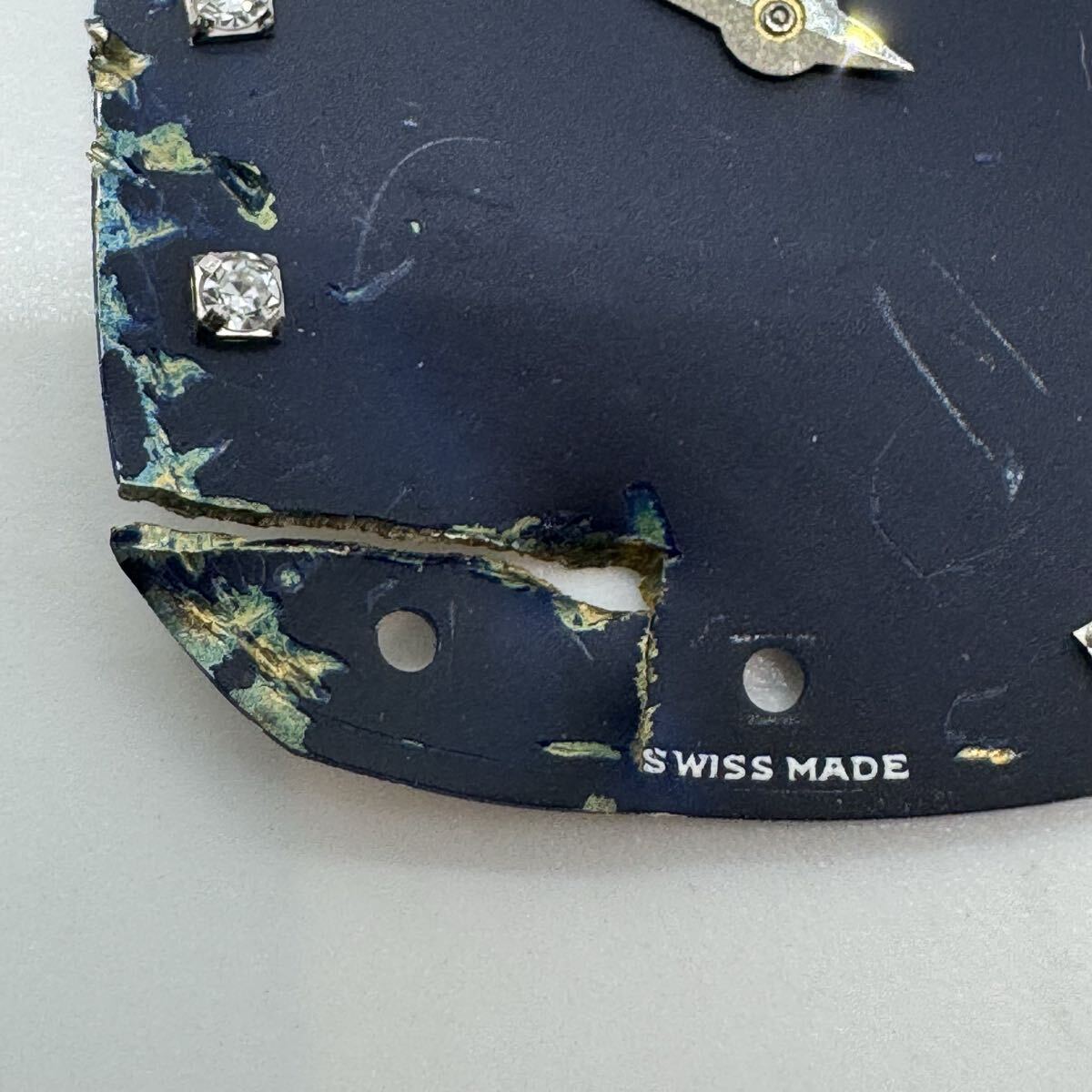 【ジャンク】AUDEMARS PIGUET 文字盤 ダイヤモンドインデックス 時計修理 ヴィンテージ アンティーク 部品取り オーデマピゲ_画像3