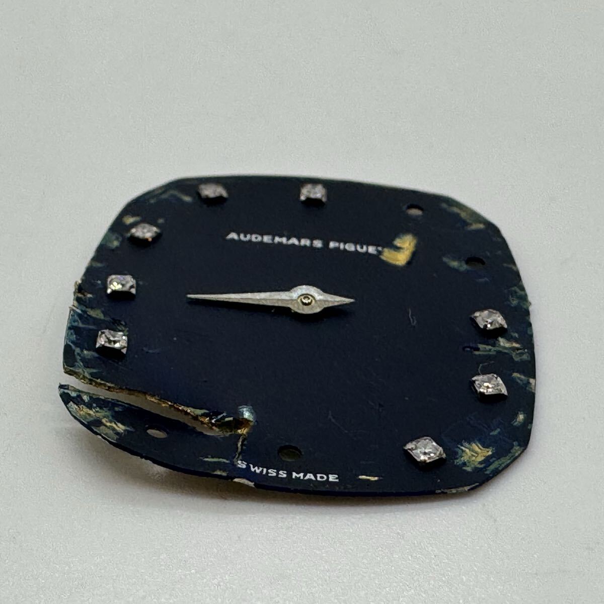 【ジャンク】AUDEMARS PIGUET 文字盤 ダイヤモンドインデックス 時計修理 ヴィンテージ アンティーク 部品取り オーデマピゲ_画像6