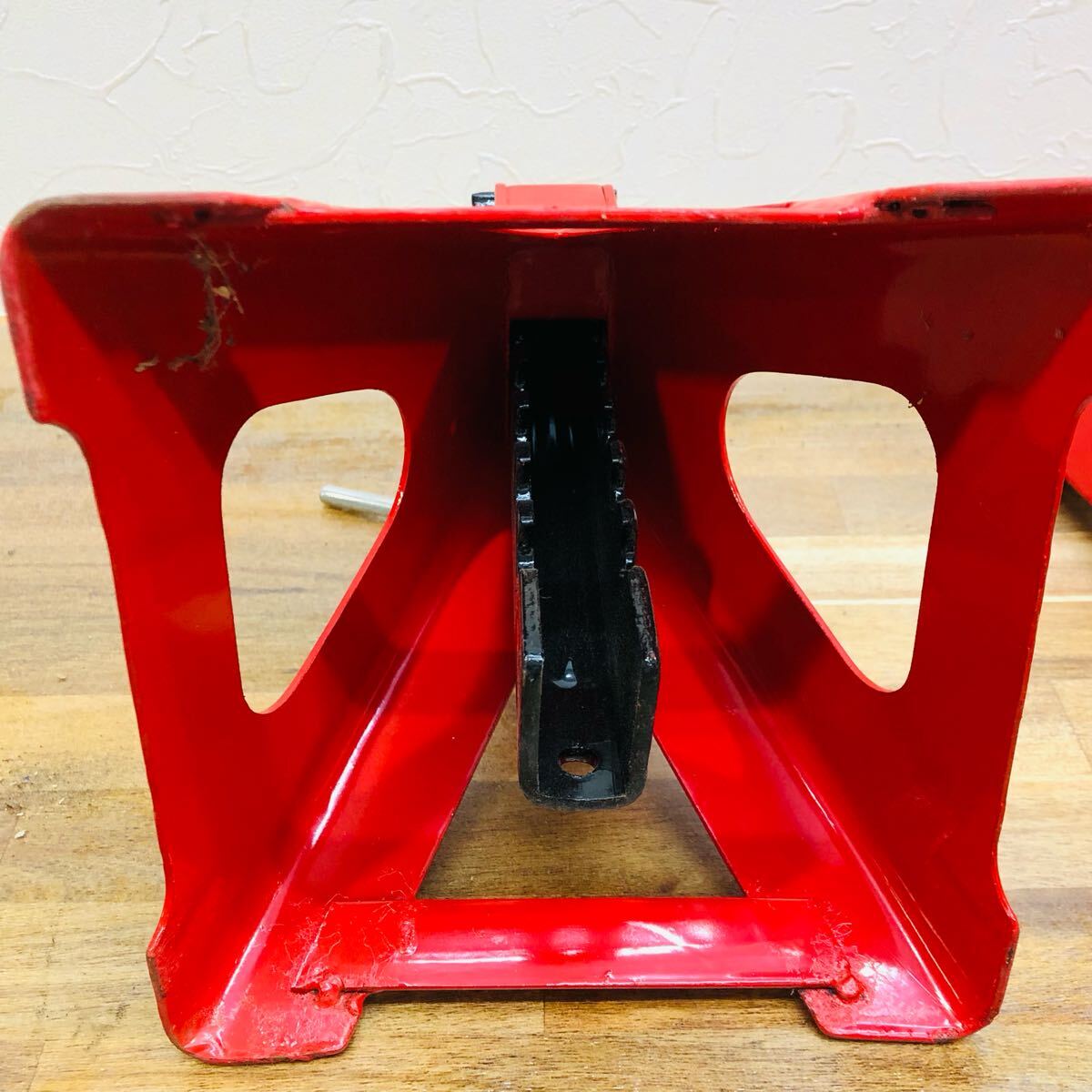 ☆ AA-1104か120 Meltec 4t ジャッキスタンド2 2台 6段階調節タイプ F-23 メルテック ☆_画像7