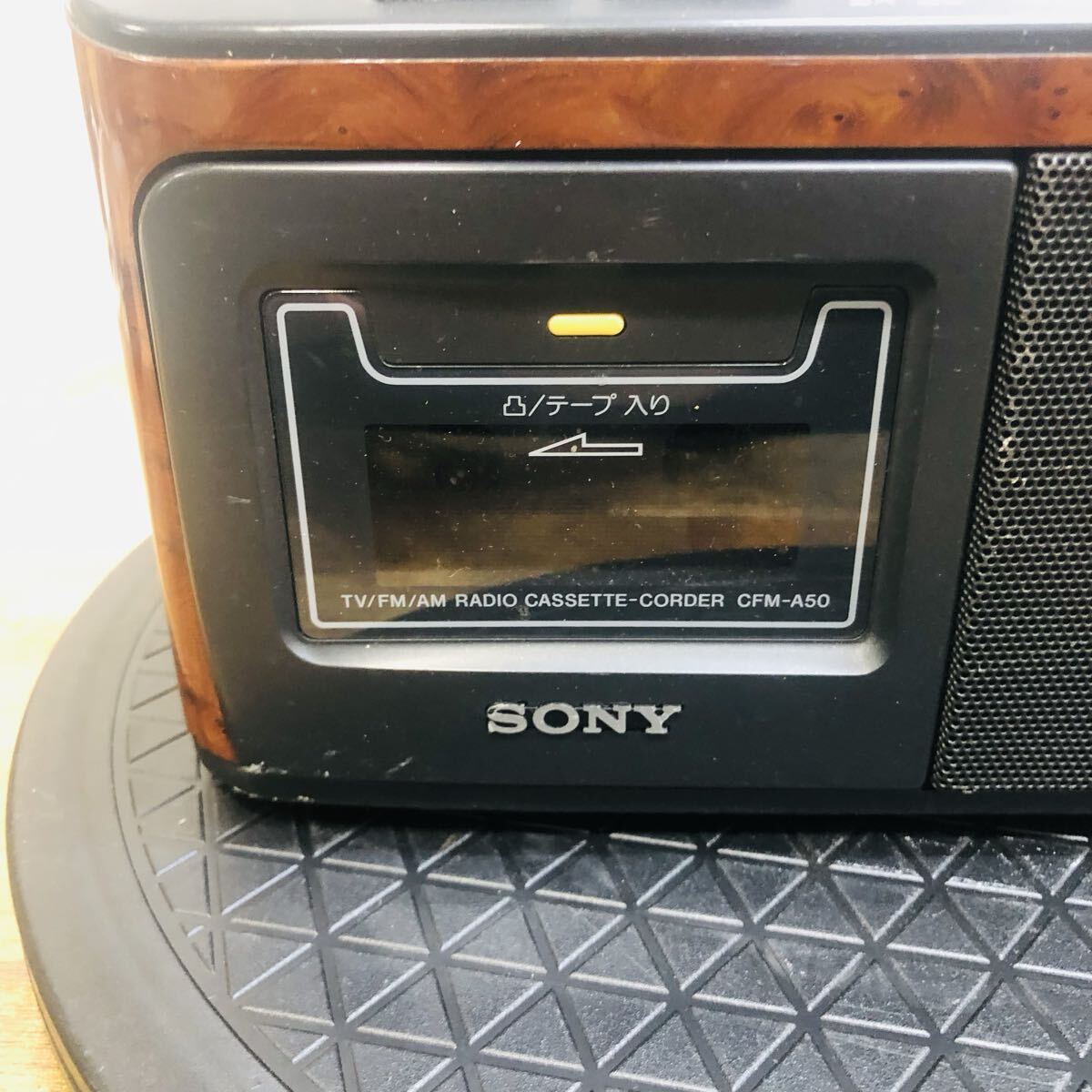 ☆ KS-1111あ100 SONY ラジカセ CFM-A50 カセット ソニー ☆_画像2