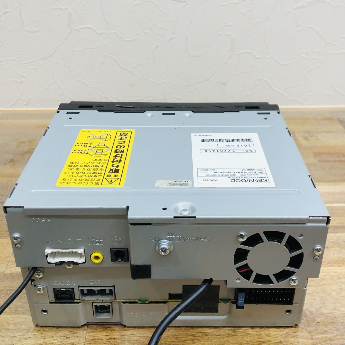 ☆ AA-1114き80 KENWOOD メモリーナビ カーナビ MDV-333 2012年製 ケンウッド ☆_画像3