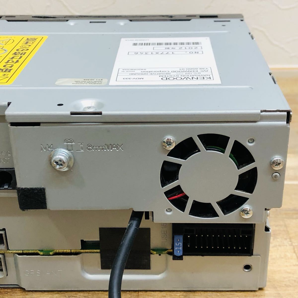 ☆ AA-1114き80 KENWOOD メモリーナビ カーナビ MDV-333 2012年製 ケンウッド ☆_画像7