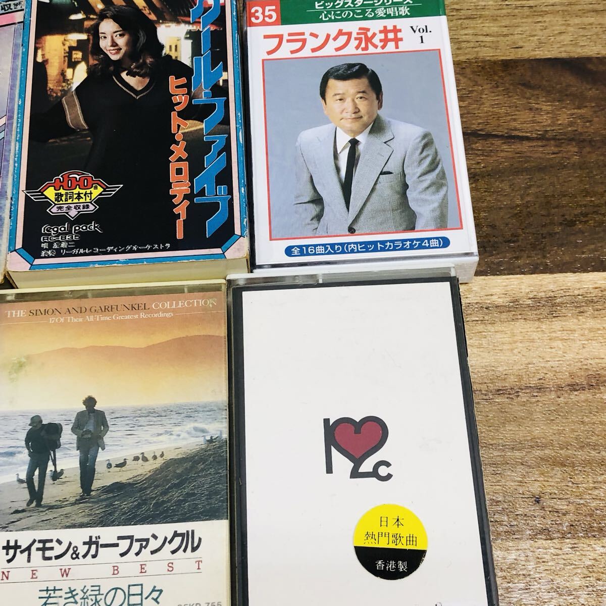 ☆ AA-1118そ60 昭和レトロ カセットテープ まとめ売り WINK 松田聖子 朱里エイコ 渡哲也 フランク長い 他 ☆_画像4