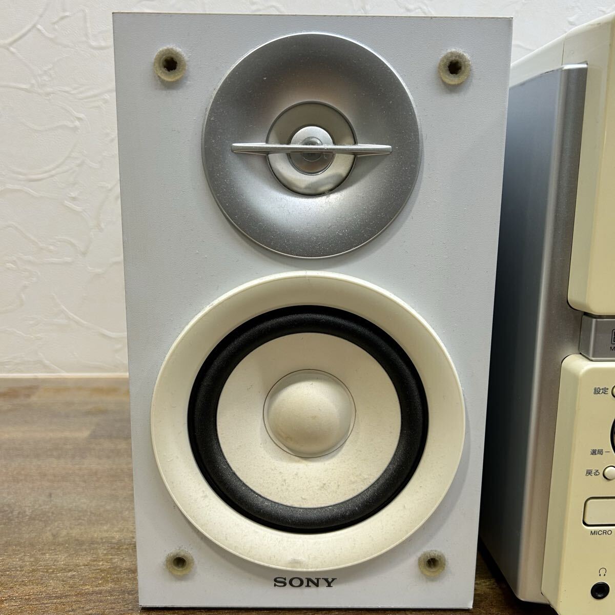 ☆ NN-1120お140 【希少・動作確認済】SONY ソニー マイクロハイファイコンポーネントシステム HCD-M35WM 本体のみ システムコンポ _画像6