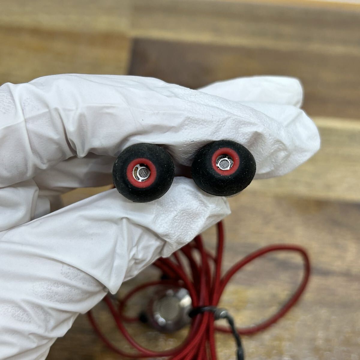 ☆ NN-1120き60 【生産終了品/激レア】 Atomic Floyd SuperDarts +Remote イヤホン 簡易動作確認済み イギリス製 ハイブリッドイヤホン_画像6