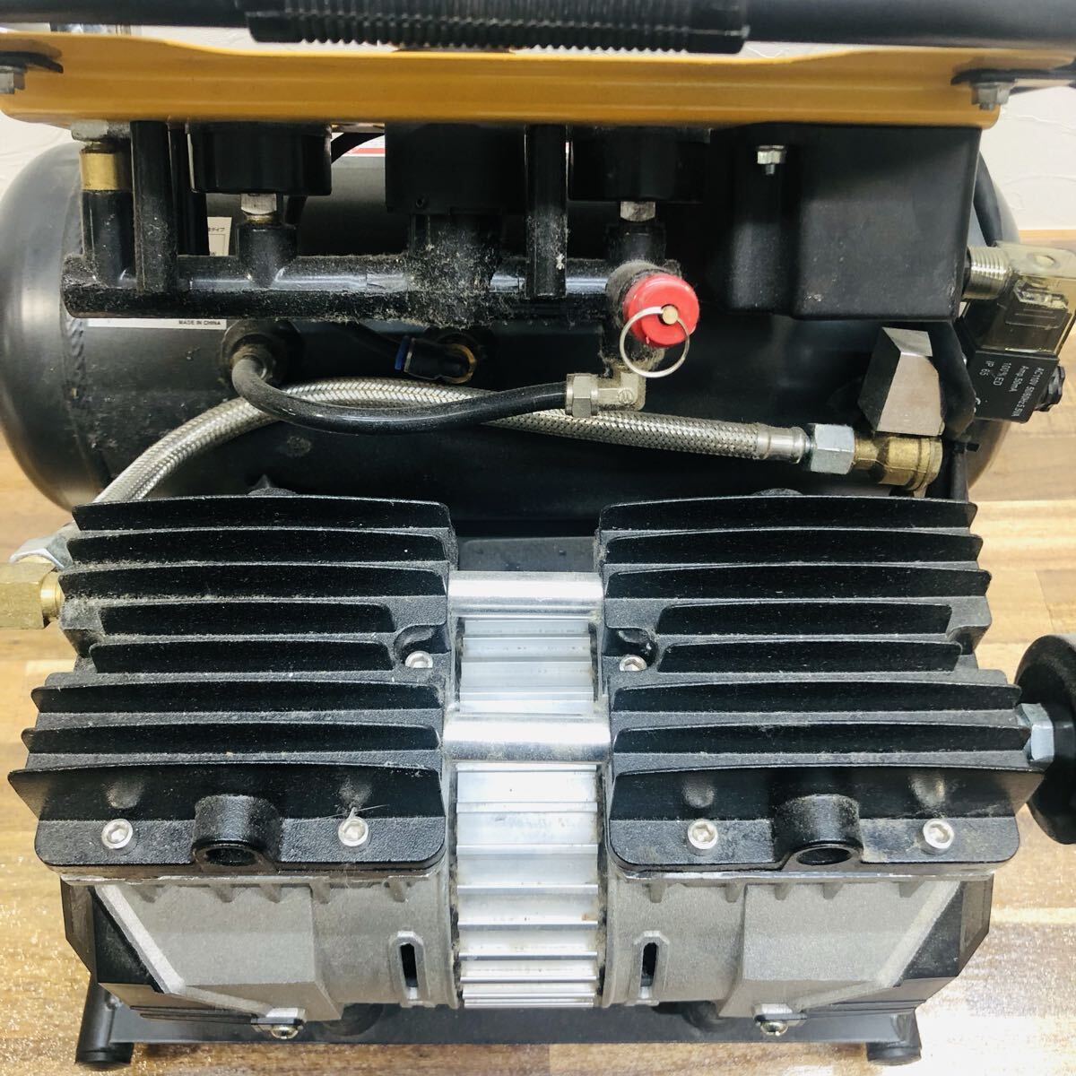 ☆ KS-1121あ140 エアーコンプレッサー 静音タイプ／オイルレス RZ-SA0808ER REZLINK アルミタンク レズリンク ☆_画像6