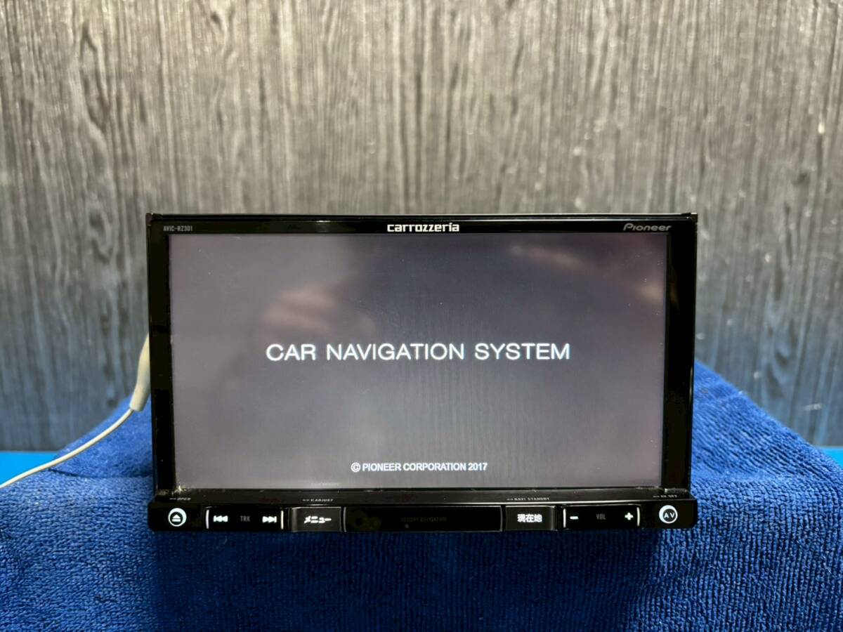 ☆carrozzeria pioneer カロッツェリア パイオニア AVIC-RZ301 メモリーナビ ワンセグ☆2017年地図データ※訳あり☆111807M_画像1