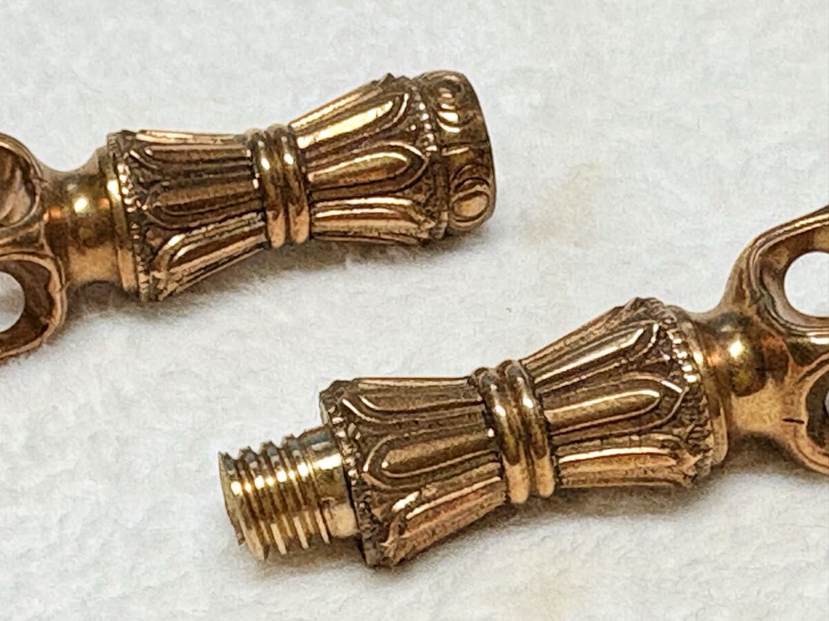  столица (..)...*5 размер (150mm)* латунный общий гравировка узор суп *.. закон .